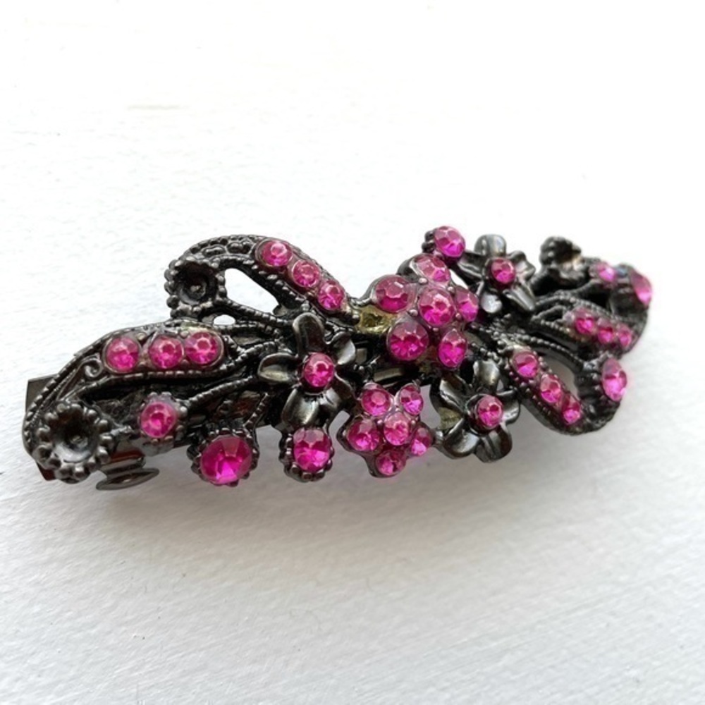 Vintage Pink Floral Hair Pin | New | Accessories